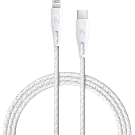 Picture of RAVPower RP-CB1018 Type-C to Lightning Cable 2m Nylon White