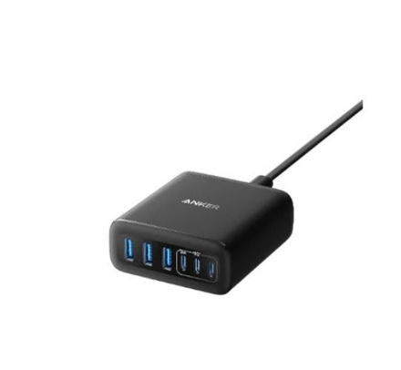 Picture of Anker Charger (112W, 6 Ports, GaN) -Black
